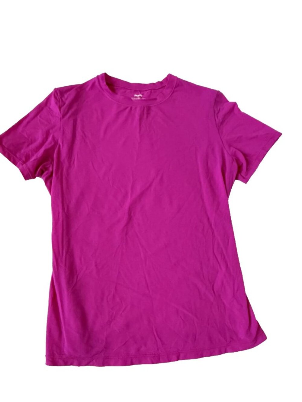 Skims Womens M Hot pink Fuchsia Short Sleeve Tee Shirt T Pullover Fits Everybody